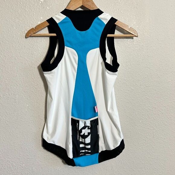 Assos NS Super Leggera Sleeveless Cycling Bike Jersey Womens M Vest White ZIp - Picture 3 of 8